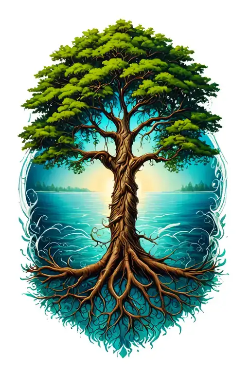 Tree Of Life With Roots