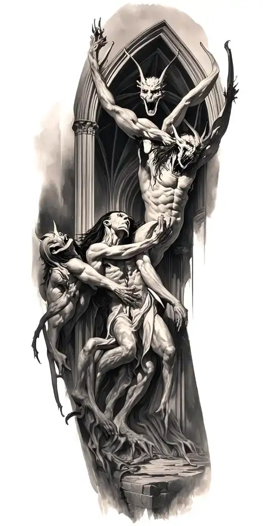 Demons Trapped In A Cathedral Realism