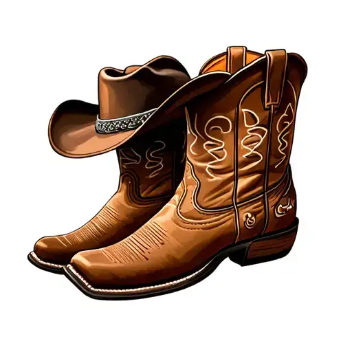 Cowboy Hat And Cowboy Boots