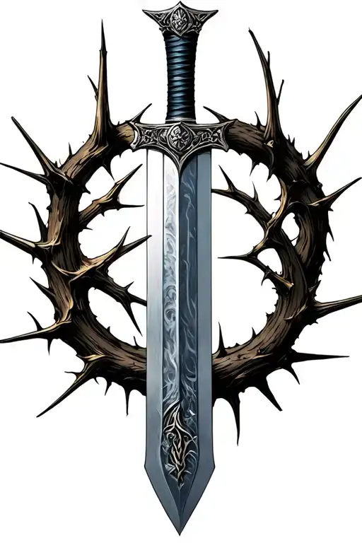 Sword With Thorns Wrapping
