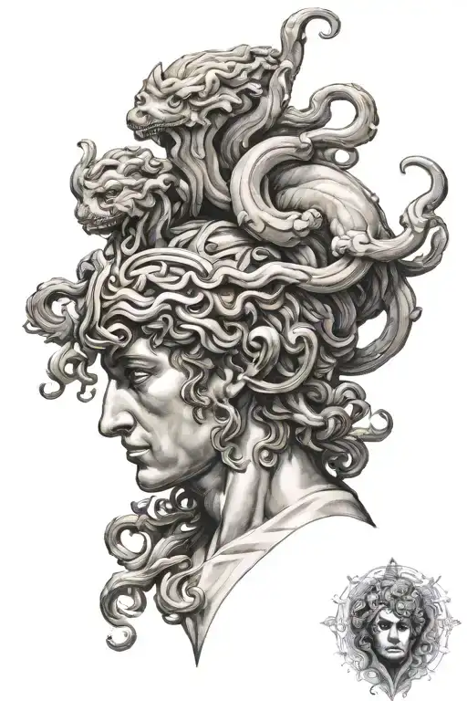 Perseus Holding The Head Of Medusa