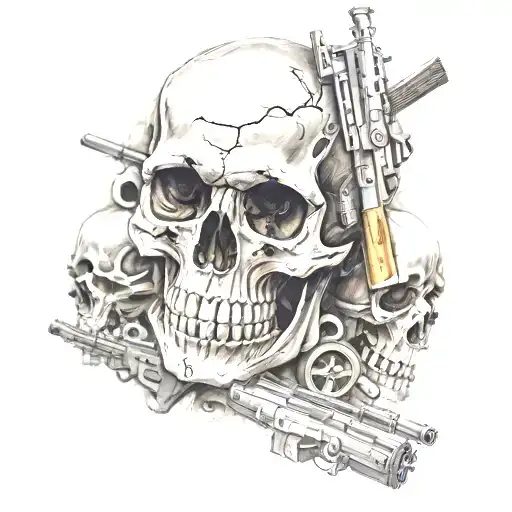 Skull And Ak47