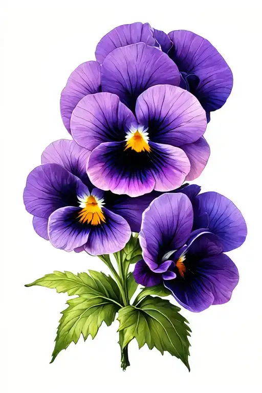 Cardinal Purple Pansy