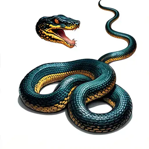 Snake That Envelops A Cancer Cancer Zodiac Sign