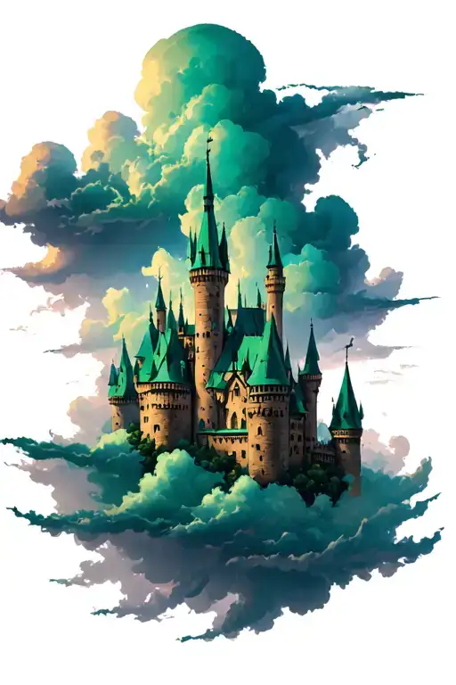 Dark Clouds And Emerald Castles
