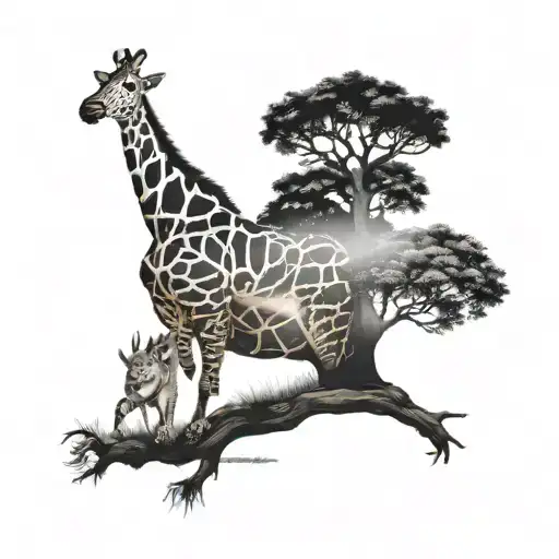 Animal Silhouettes Forming