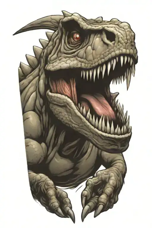 Dino Cartoon Character