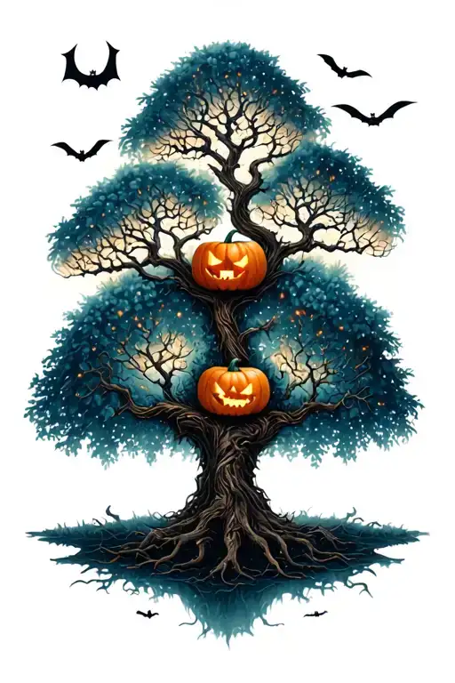 Halloween Tree Intertwined