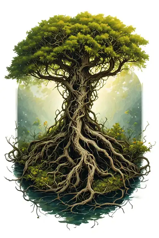 Small Creepy Tree Intertwined