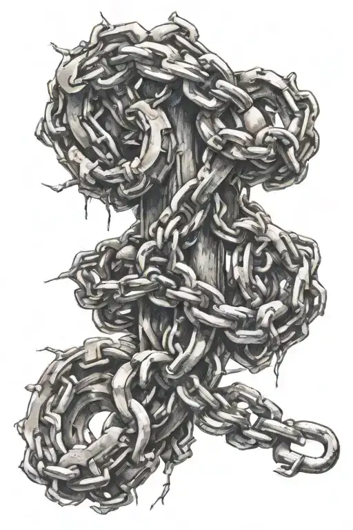 I Wonder Which Crazy Person Would Chain Me Under A Broken Chain