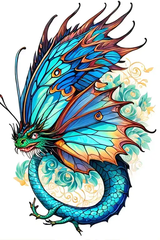 Butterfly And Dragon