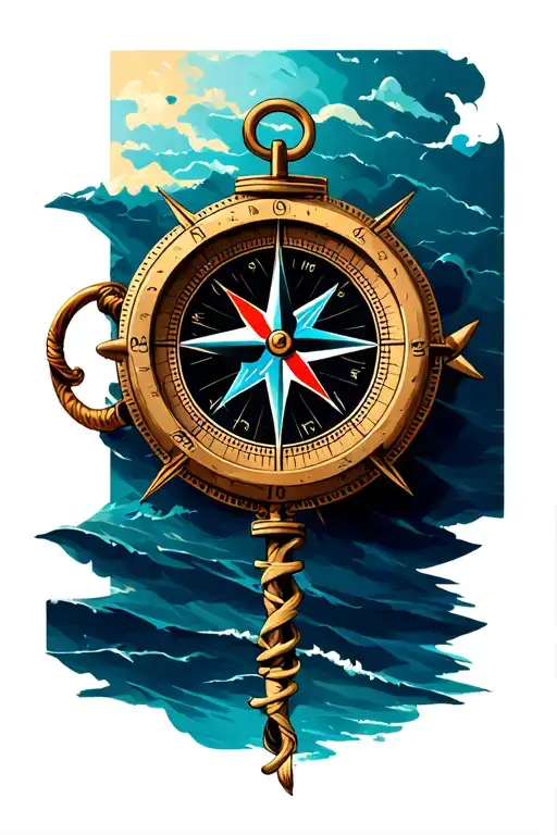 Anchor Nautischer Compass
