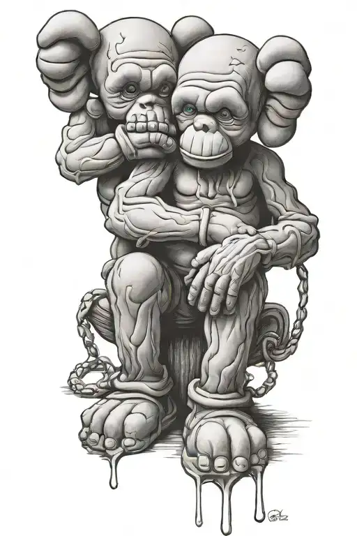 Kaws Hear No Evil See No Evil Speak No Evil Realistic