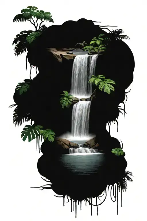 Rainforest Waterfall