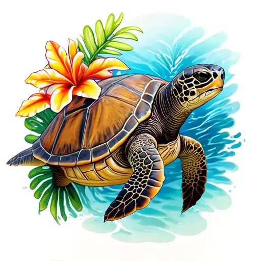 Hawaiian Sea Turtle