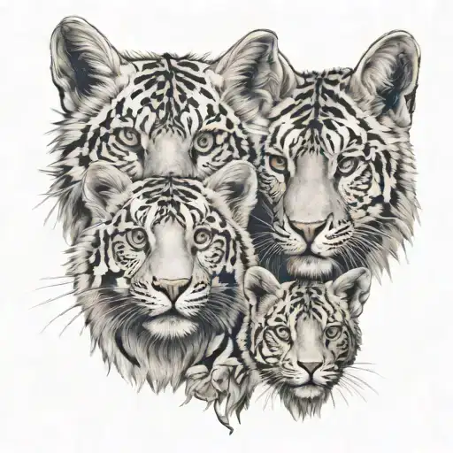 Animals As Children Posing