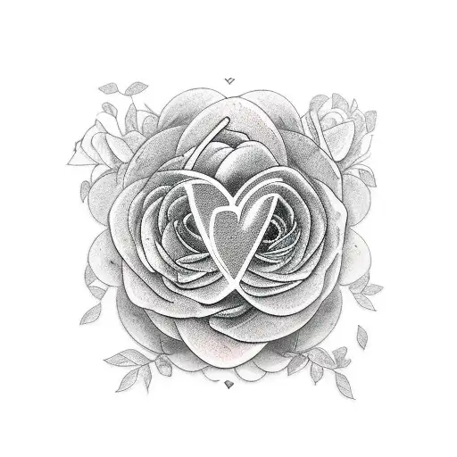 A Tattoo Sleeve Representing The Connection Between Love And Life