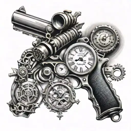 Gun And Time Piece