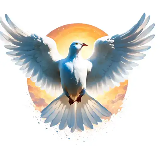 Dove In Heaven Something Angelic Something