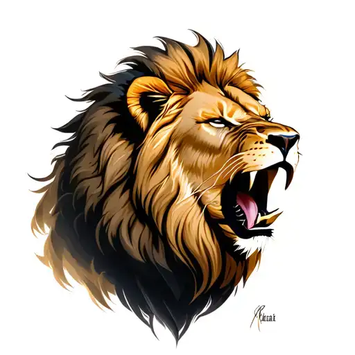 Lion Roaring