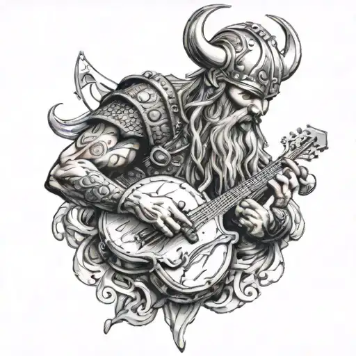 Viking Play Metal Music