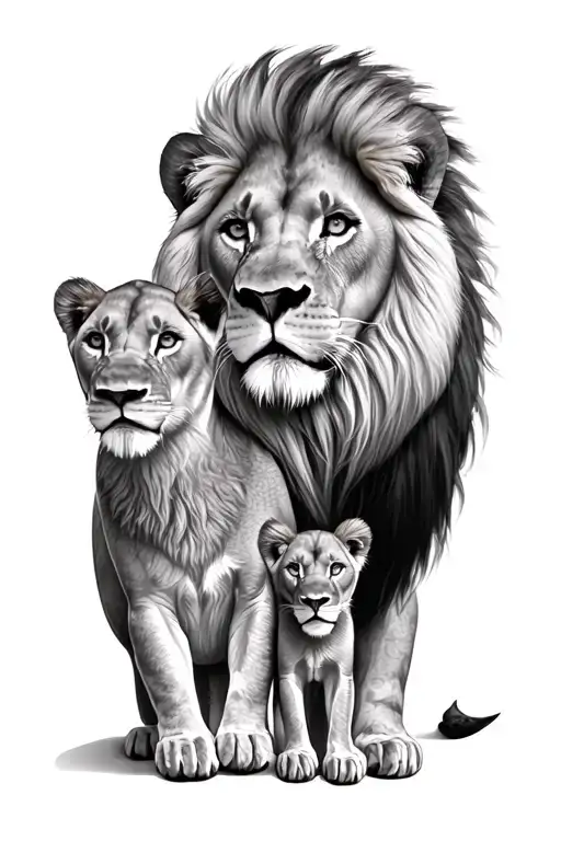 Lion Family