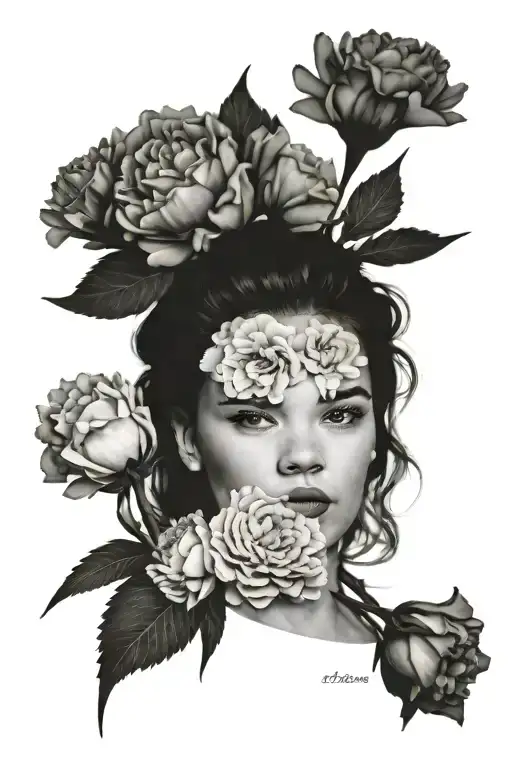 Carnation Flower Crown