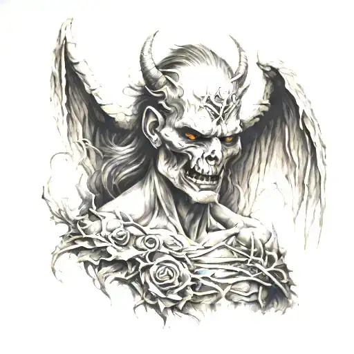 Dying Demon Half Angel