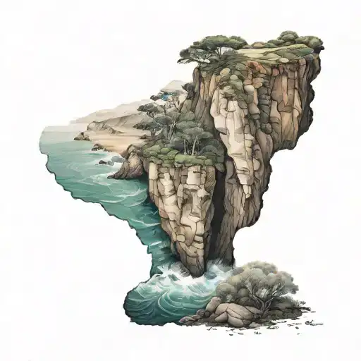 Nature Coastal Cliff Edge