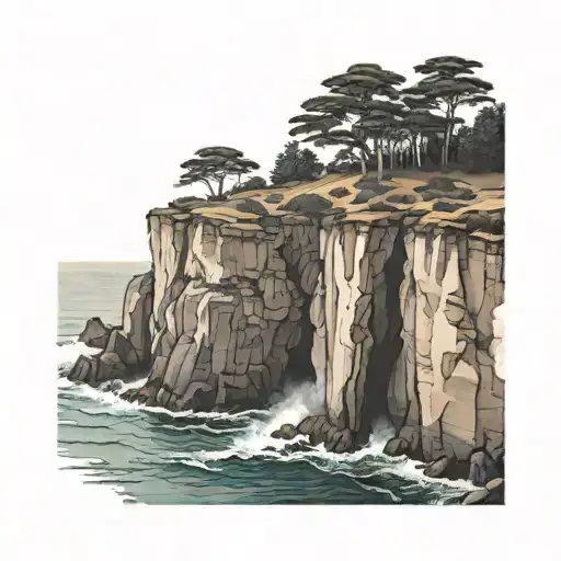 Nature Coastal Cliff Edge