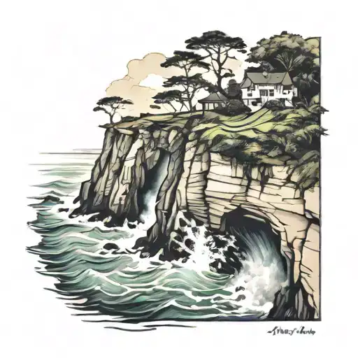 Nature Coastal Cliff Edge