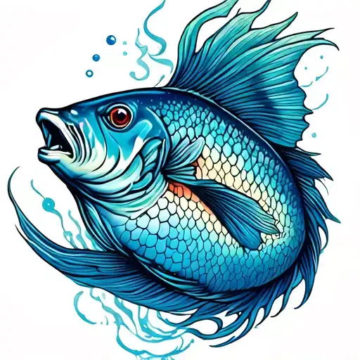 Pisces At Front Shoulder Running