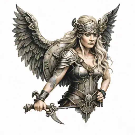 Creepy Sexy Shield Maiden