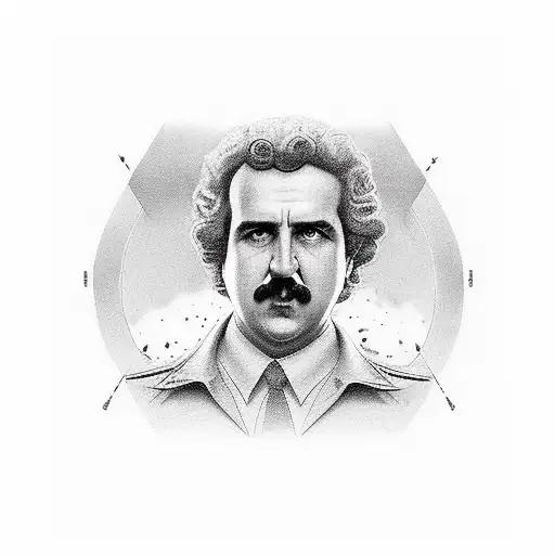 Pablo Escobar With Money