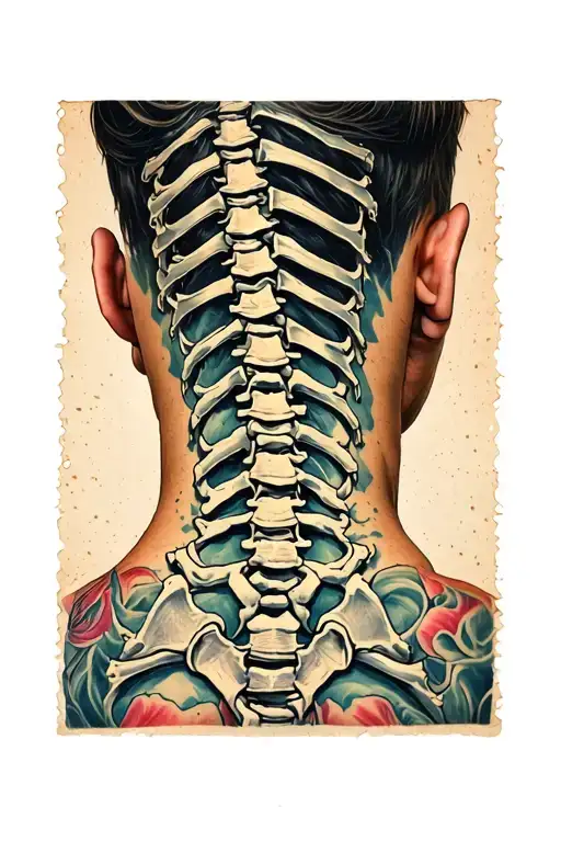 Back Of Human Spine