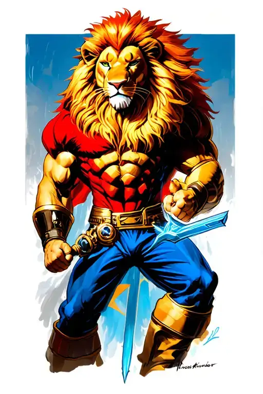 Homelander Fighting He-man And Lion-o