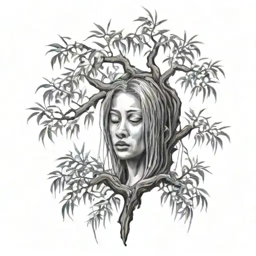 Weaping Willow Tree Crying