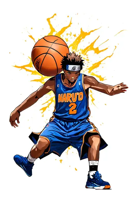 Naruto Basketball Christian Cross