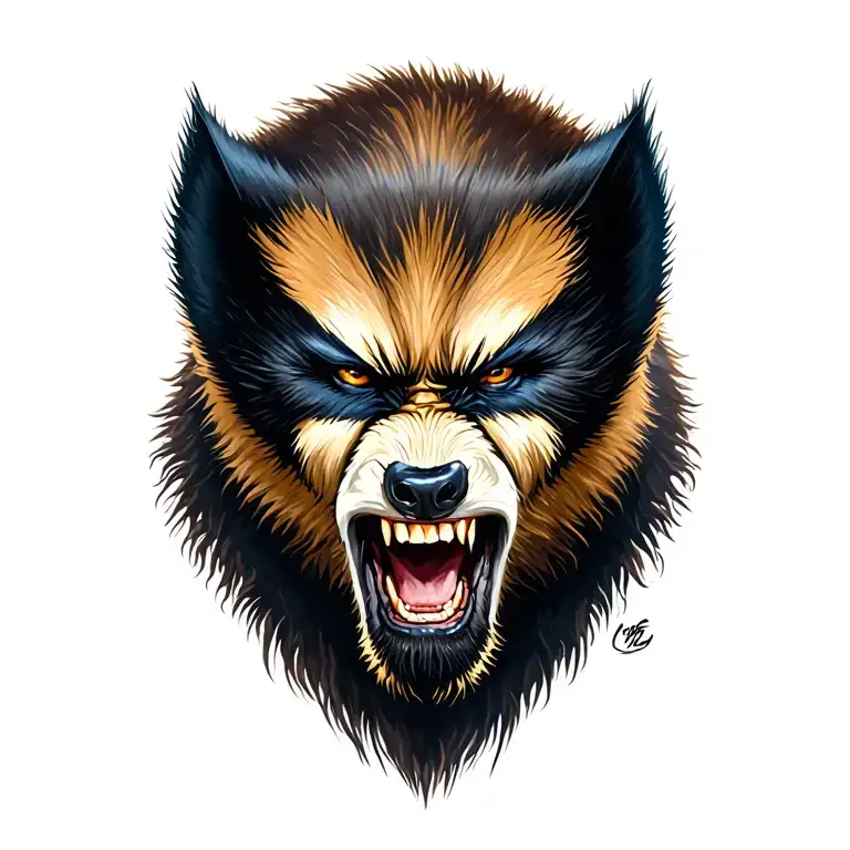 Gentle Wolverine In The Wild