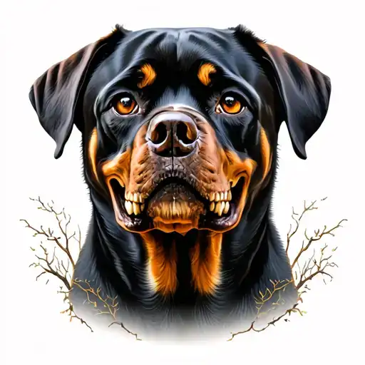 Rottweiler Dog Family Tree Skulls