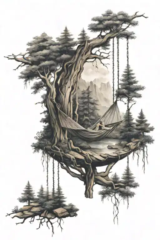 Mountain And River Mountain Hammock Forest