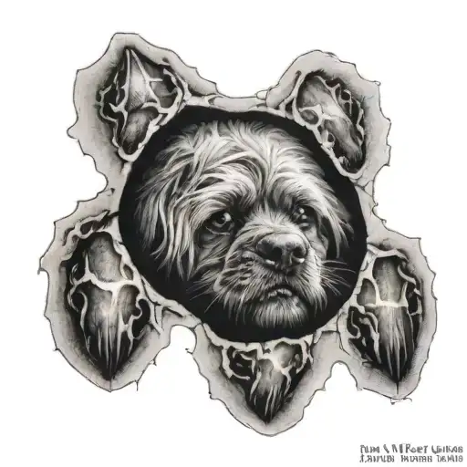 Dog Paw Leaving A Scar Behind