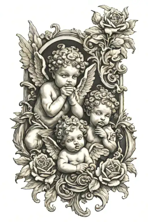 Talant And Number 6 Cute Cherubs