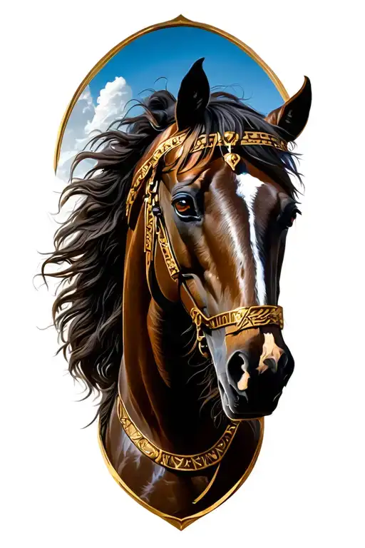 Gods Of Rome Leo And Horse-guardian Horse