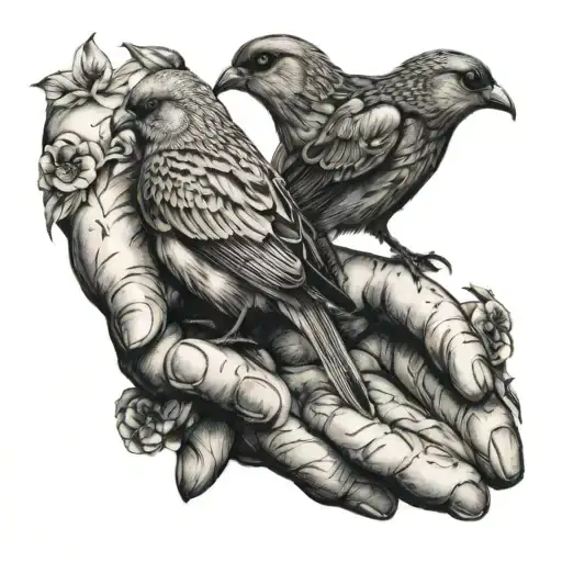 Birds And Hands