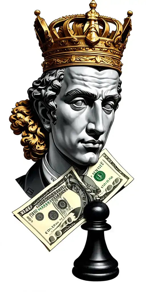 Chess King And Money