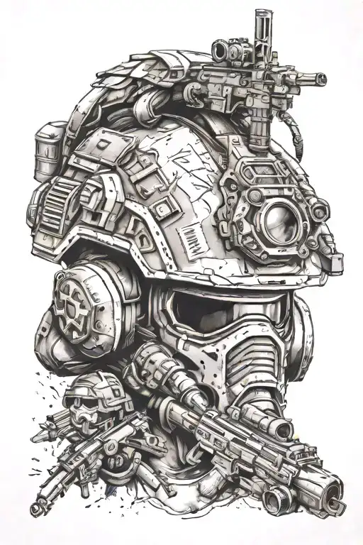 Call Of Duty Warzone Helmet And Gaming Symbols