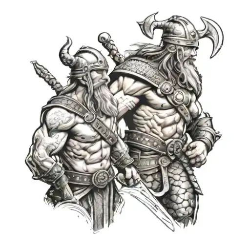 Viking Vs Gladiator
