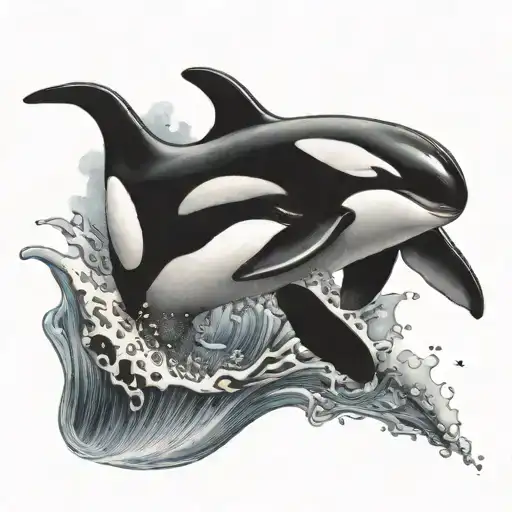 2 Orcas Riding