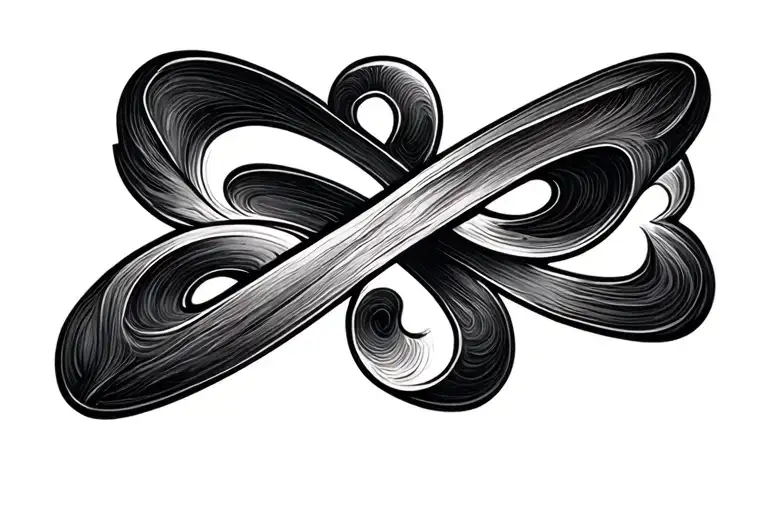 Infinite Symbol With Numbers 0427